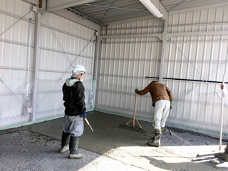 建築現場での軽作業