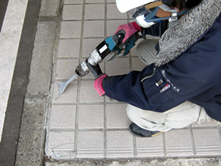 建築現場での軽作業